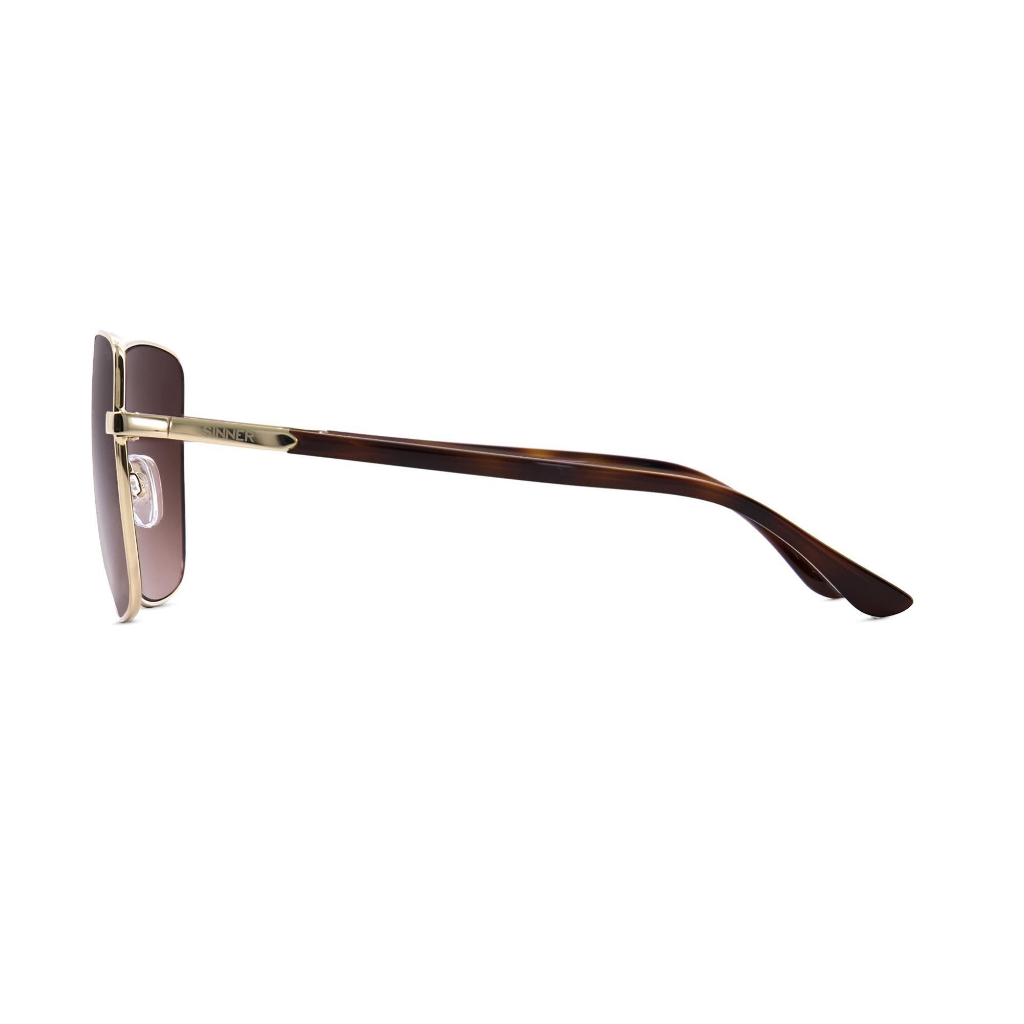 SINNER Madiki Shiny Gold Metal / Gradient Brown Lens - Booley Galway
