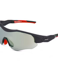 SINNER Triple Golf Matte Grey / Red / Sintrast Golf Lens - Booley Galway