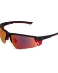 SINNER Trail Sport Matte Black / Smoke Red Oil Lens - Booley Galway