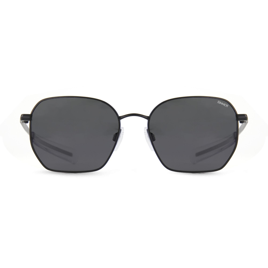 SINNER Ash Matte Black Metal / Polarised SINTEC Green Lens - Booley Galway