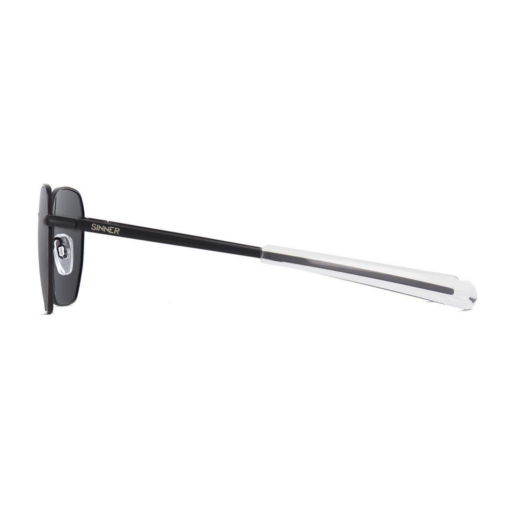 SINNER Ash Matte Black Metal / Polarised SINTEC Green Lens - Booley Galway