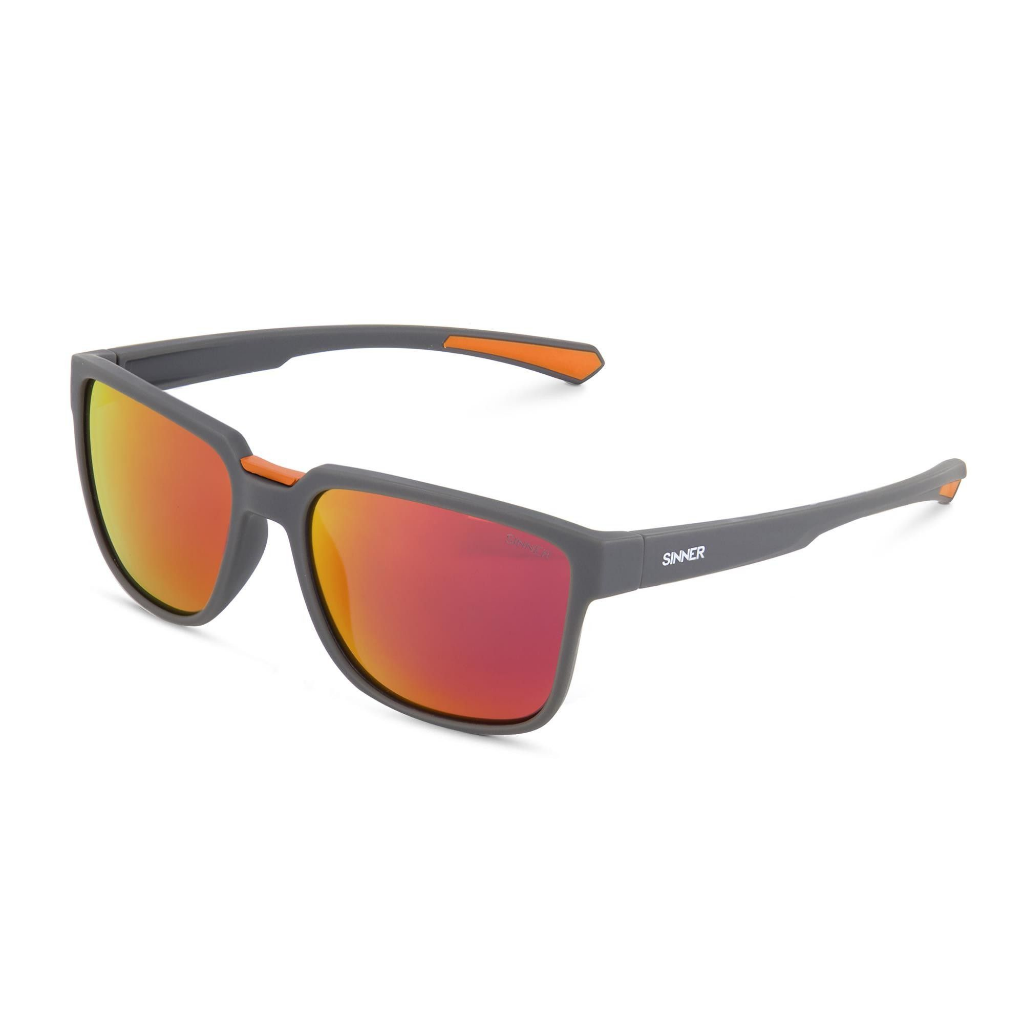 SINNER Knoll Matte Grey / Polarised SINTEC Orange Oil Lens - Booley Galway