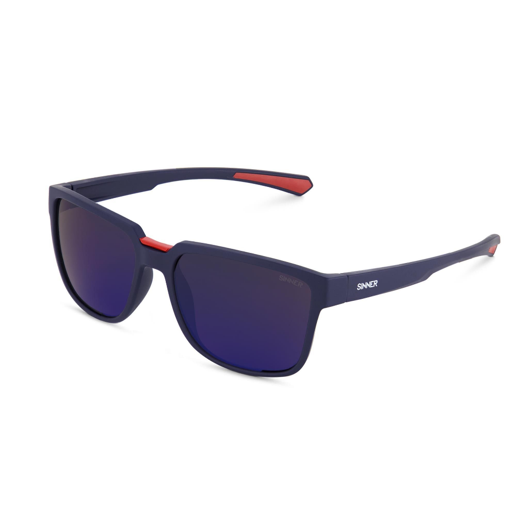 SINNER Knoll Matte Blue / Polarised SINTEC Red Oil Lens - Booley Galway