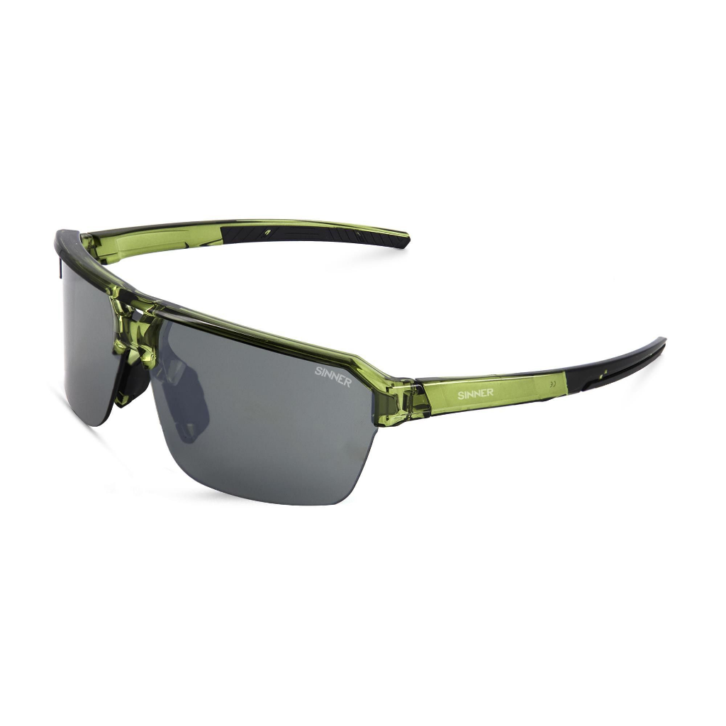 SINNER Bolt Sport Green / Green Mirror Lens - Booley Galway