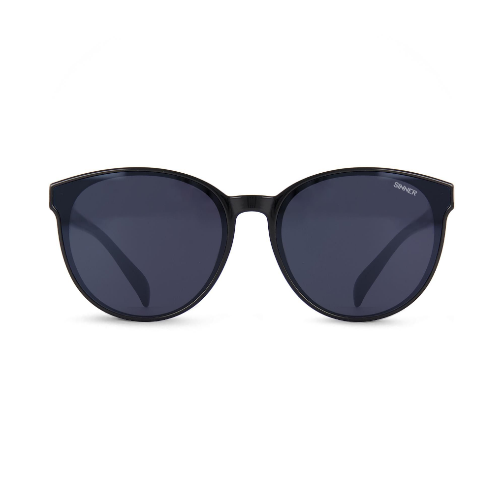 SINNER Kyoto Shiny Black / Polarised SINTEC Smoke Mirror Lens - Booley Galway