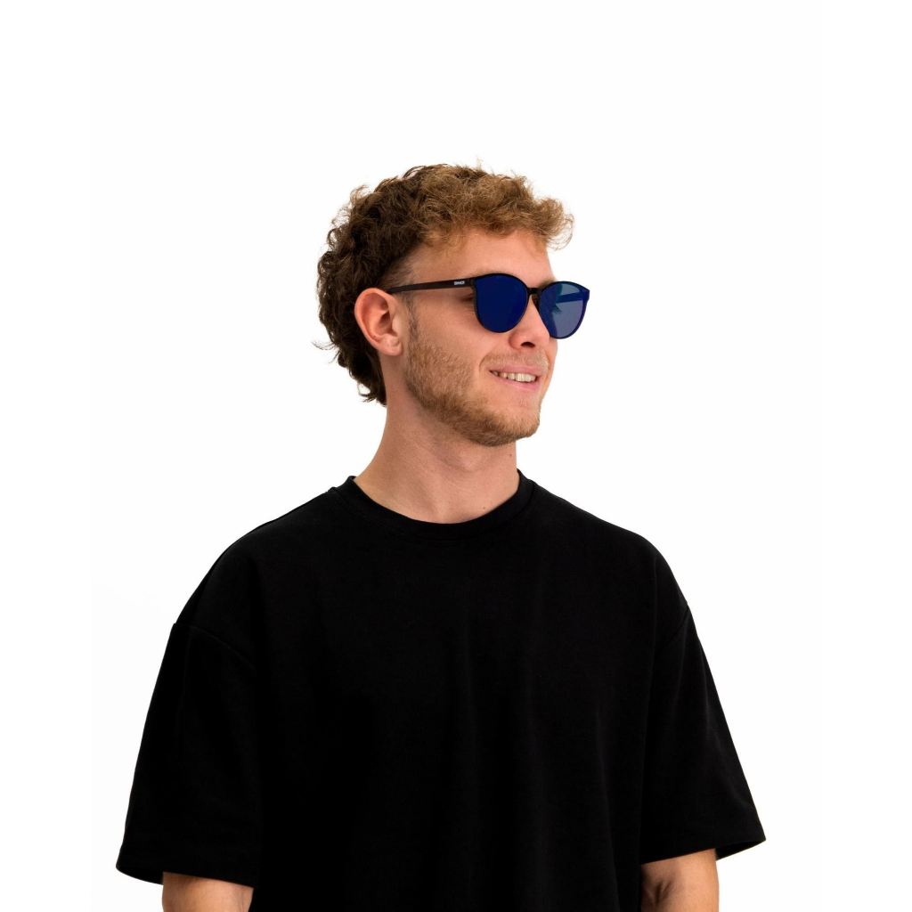 SINNER Kyoto Shiny Black / Polarised SINTEC Smoke Mirror Lens - Booley Galway