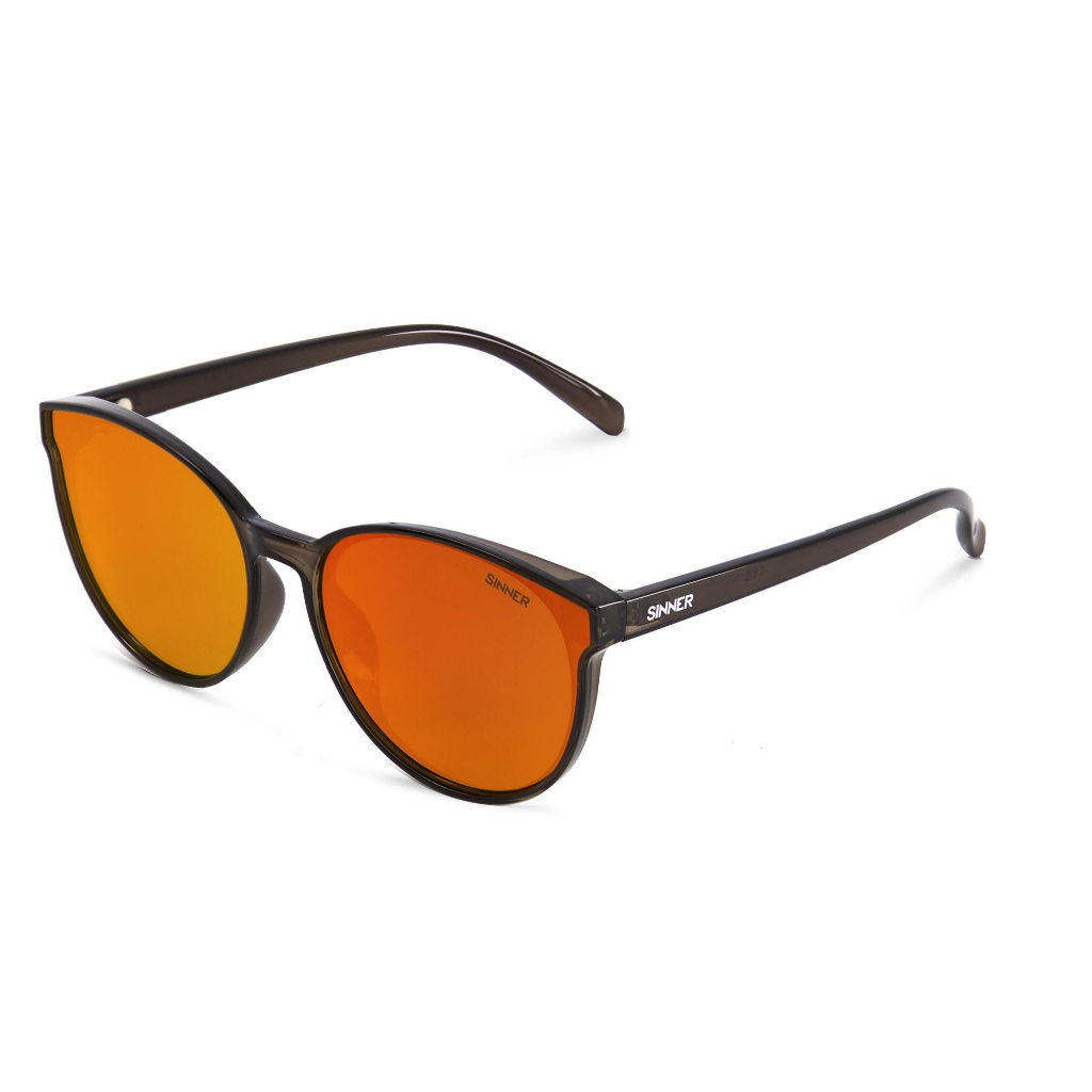 SINNER Kyoto Shiny Dark Brown / Polarised SINTEC Orange Oil Lens - Booley Galway