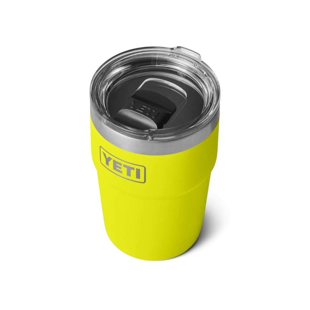 Yeti Rambler 16 oz Stackable MagSlider Cup Firefly Yellow - Booley Galway