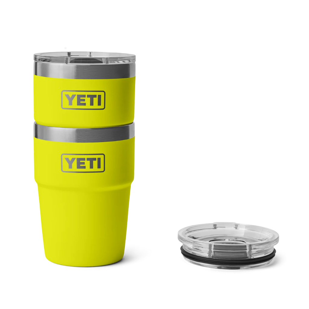 Yeti Rambler 16 oz Stackable MagSlider Cup Firefly Yellow - Booley Galway