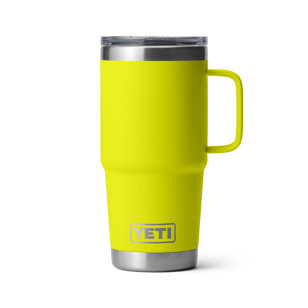 Yeti Rambler 20 oz StrongHold Travel Mug Firefly Yellow - Booley Galway