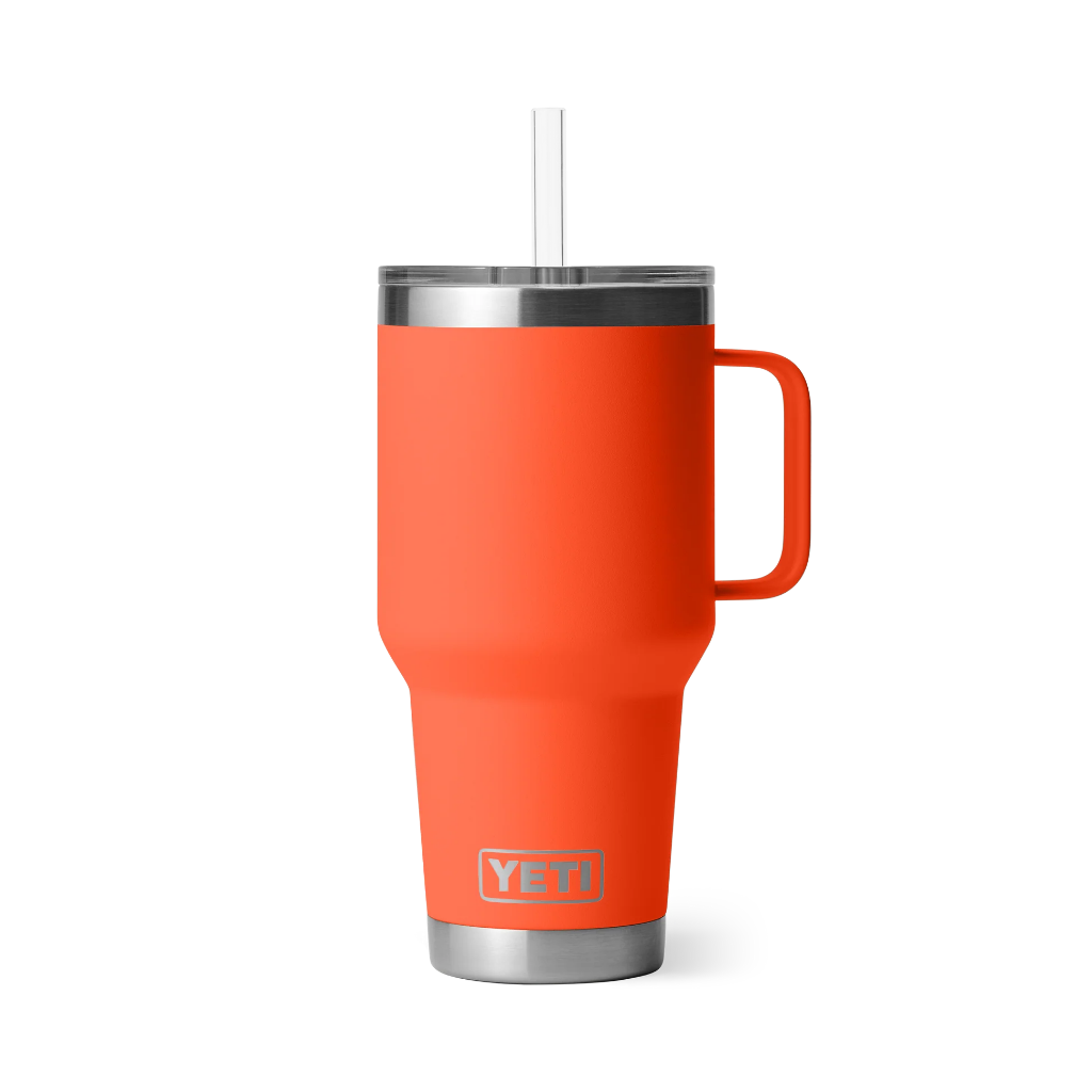 Yeti Rambler 35 oz Straw Mug Papaya - Booley Galway