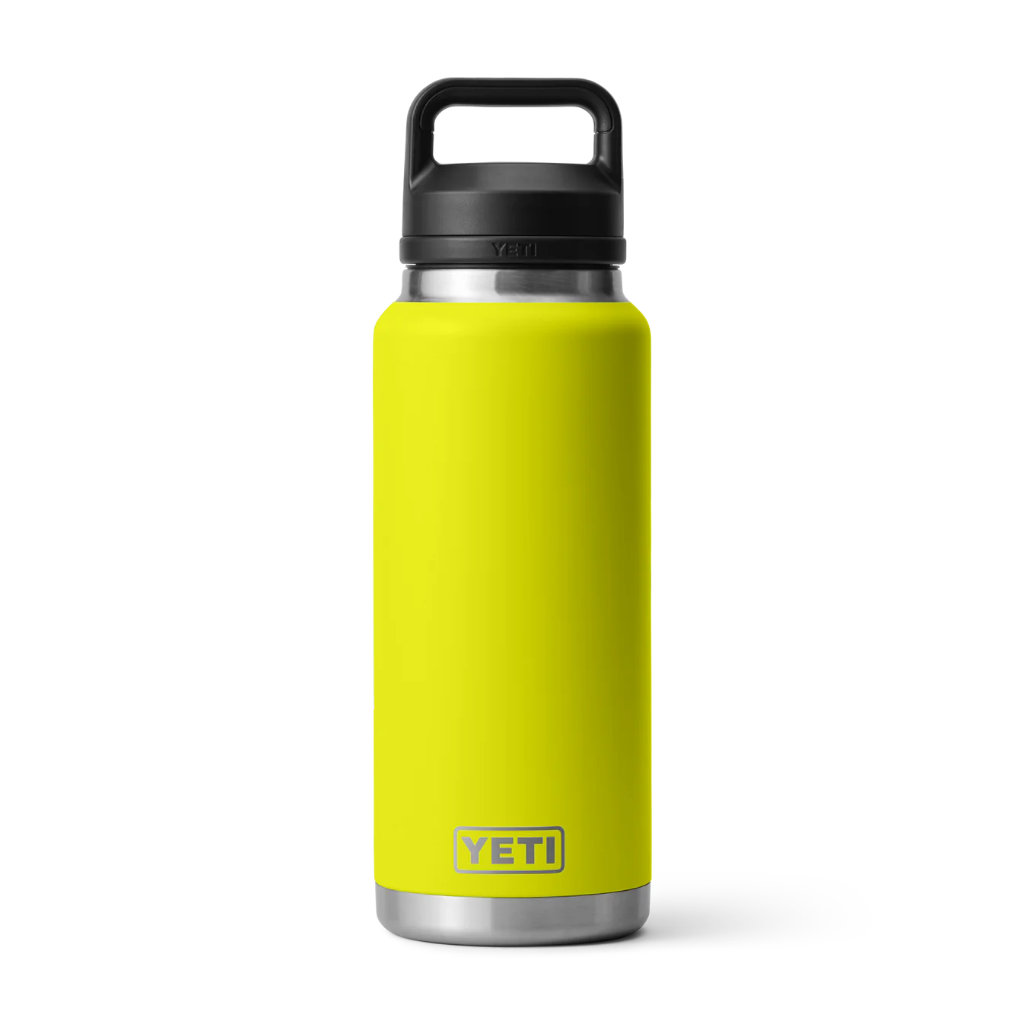 Yeti Rambler 36 oz Chug Cap Bottle Firefly Yellow - Booley Galway