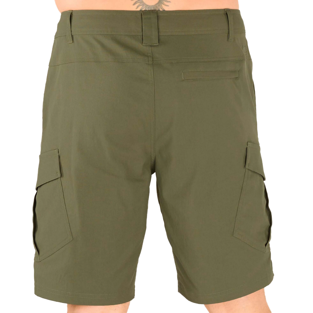 Sherpa Adventure Gear Men&#39;s Bara Cargo Shorts Evergreen - Booley Galway