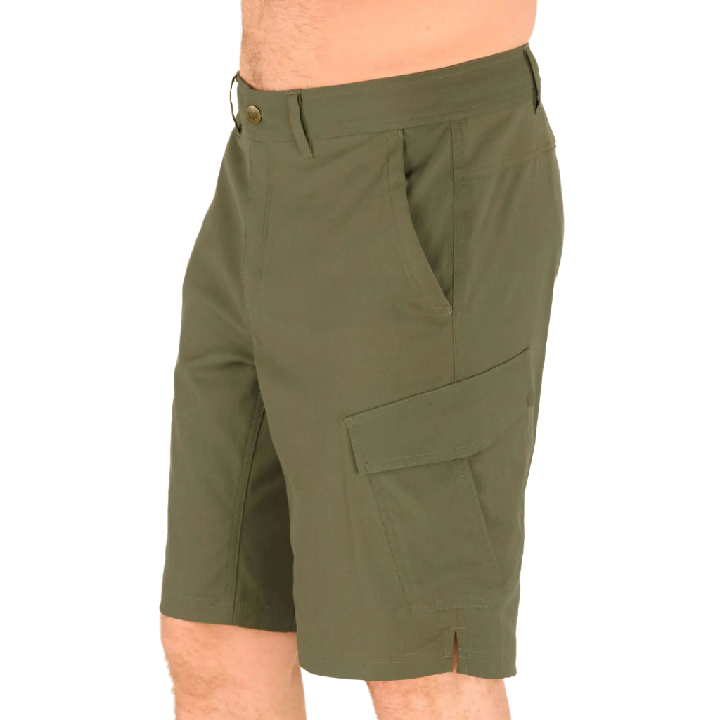 Sherpa Adventure Gear Men&#39;s Bara Cargo Shorts Evergreen - Booley Galway