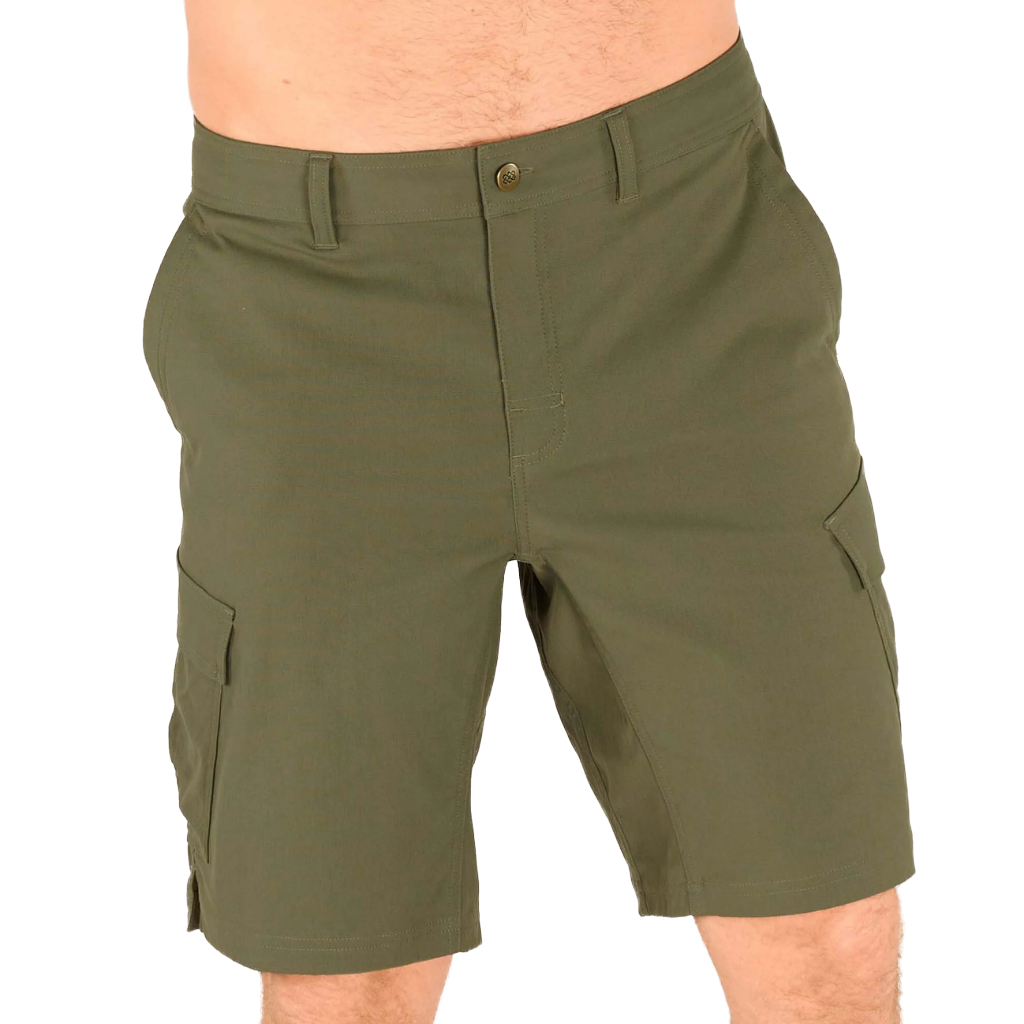 Sherpa Adventure Gear Men&#39;s Bara Cargo Shorts Evergreen - Booley Galway