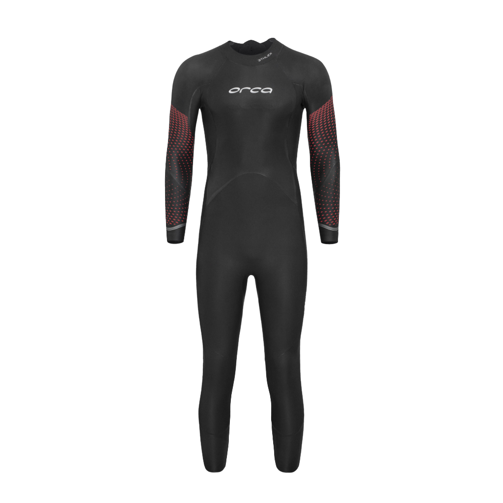 Men's Athlex Float Triathlon Wetsuit V2 - Black / Red