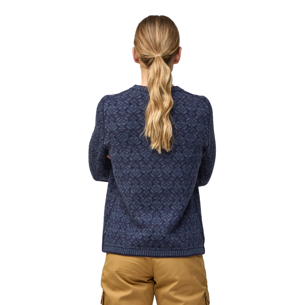 Fjallraven Women's Snow Round Neck Sweater - Booley Galway