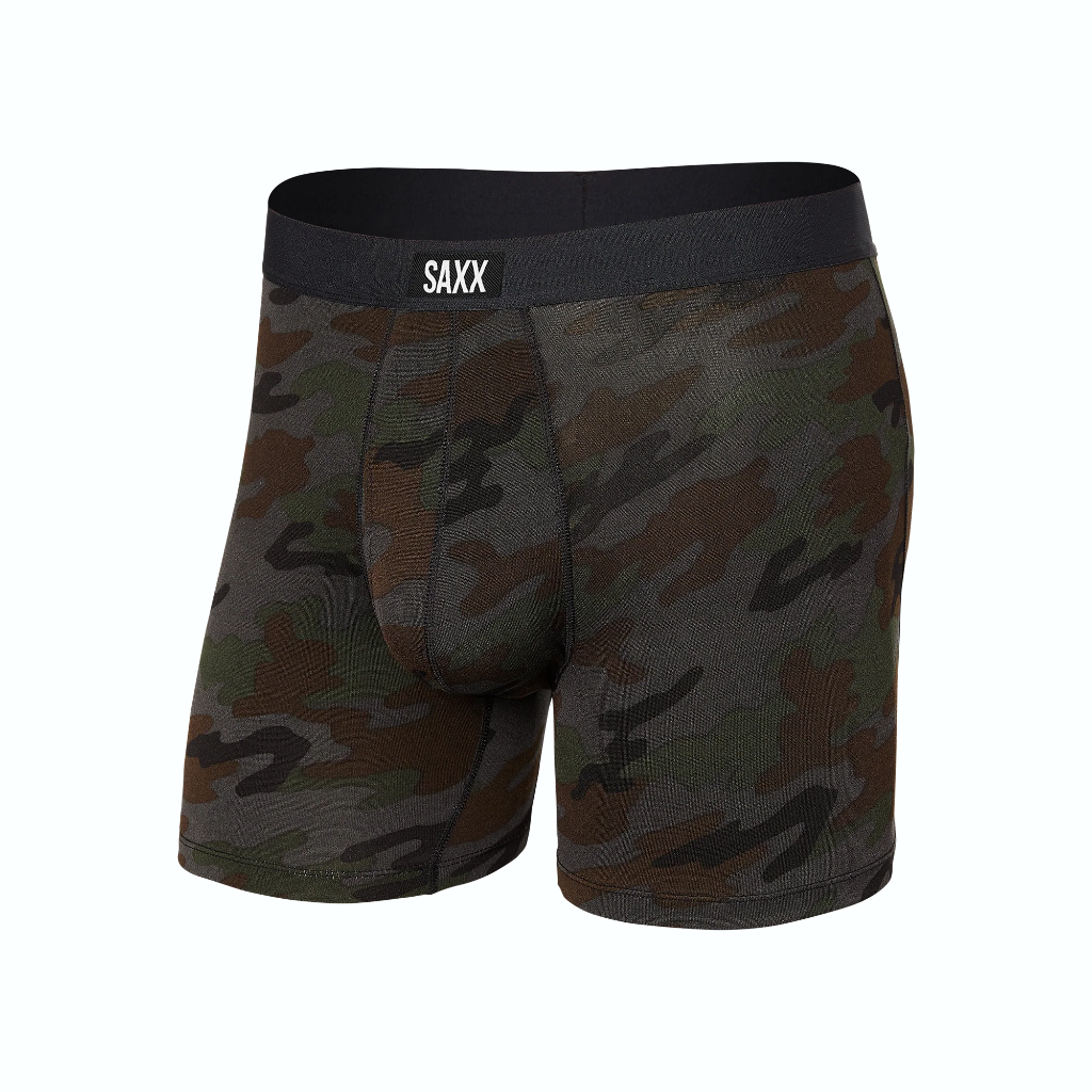 Saxx Men's Daytripper Comfort Stretch Boxer Brief 5 in Black Ops Camo - Booley Galway