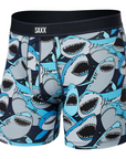 Saxx Men's Daytripper Boxer Brief Fly Shark Tank Camo / Navy - Booley Galway