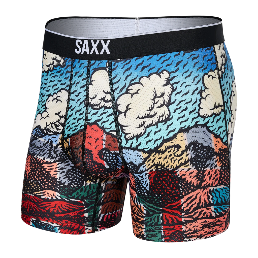 Saxx Men&#39;s Volt Boxer Brief Encanto Mesa / Multi - Booley Galway