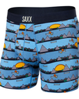 Saxx Men's Ultra Super Soft Boxer Brief Lazy River Blue - Booley Galway