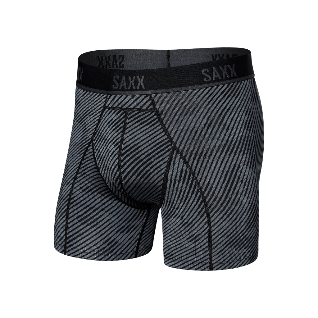 Men's Kinetic Light-Compression Mesh High Performance Boxer Brief 5 in - Optic Camo / Black