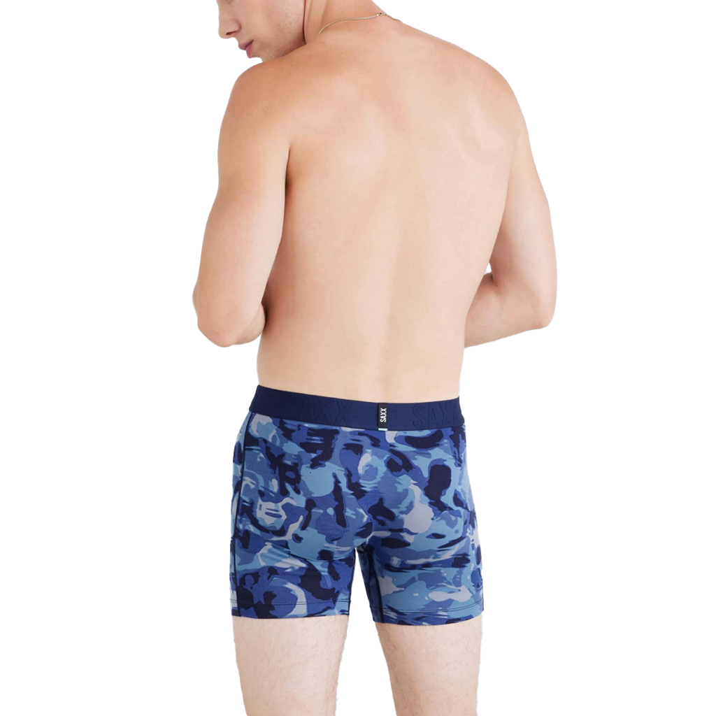 Saxx DropTemp Cooling Cotton Boxer Brief 5 in - 2 Pack Daybreak Camo / Black - Booley Galway