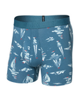 Saxx DropTemp Cooling Cotton Boxer Brief 5 in Sail Away / Tapestry - Booley Galway