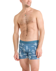 Saxx DropTemp Cooling Cotton Boxer Brief 5 in Sail Away / Tapestry - Booley Galway