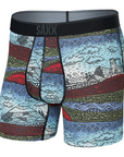 Saxx Men's Quest Quick Dry Mesh Boxer Brief Elements / Multi - Booley Galway