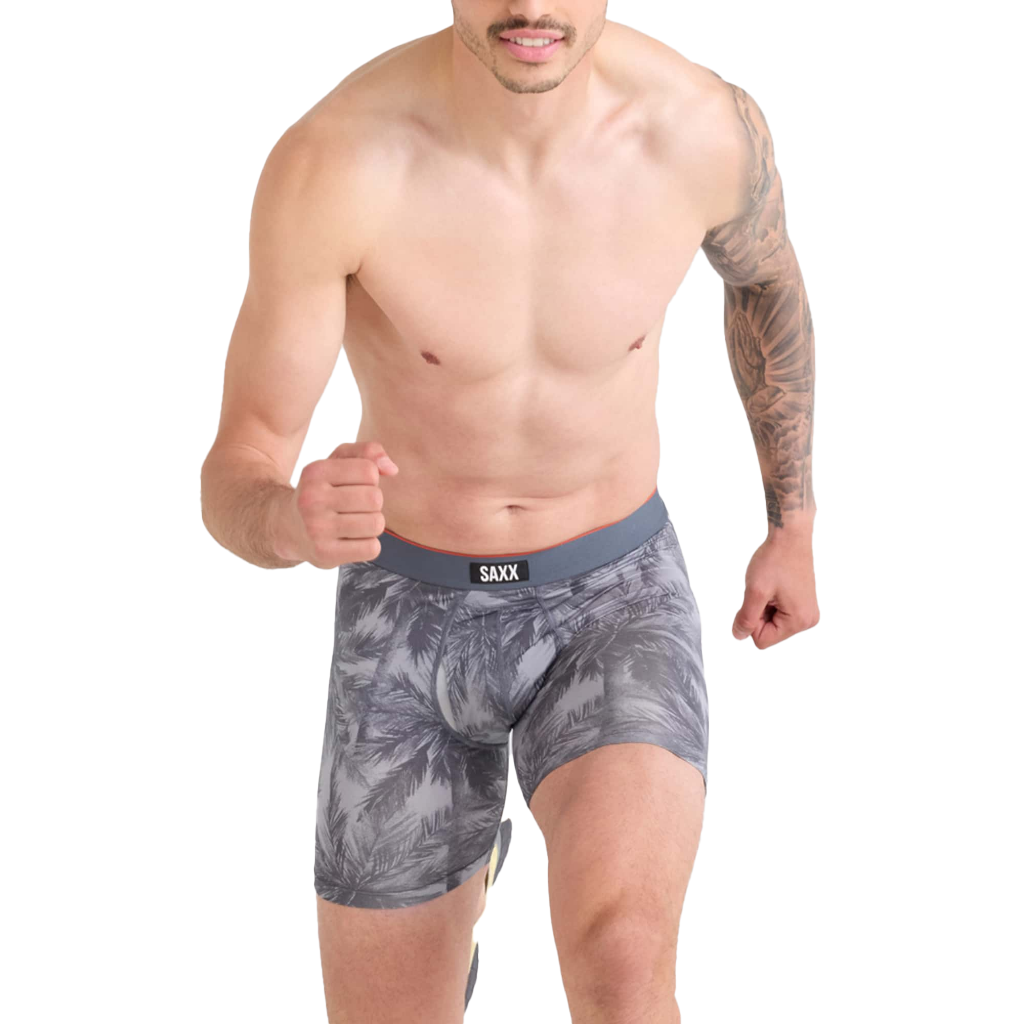 Saxx Multi-Sport Mesh Performance Boxer Brief 6 in Vacation Vibes / Turbulence - Booley Galway