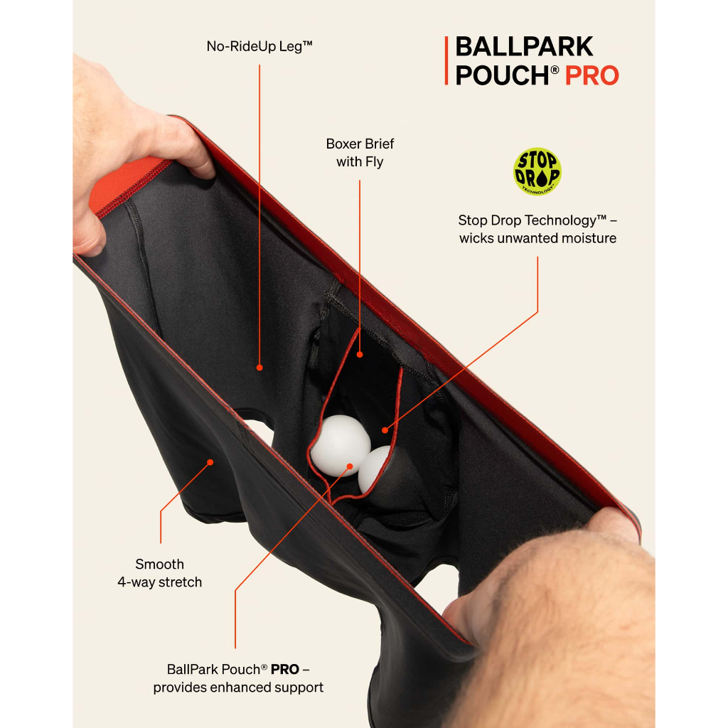 Men&#39;s Multi-Sport Mesh Performance Boxer Brief 6 in