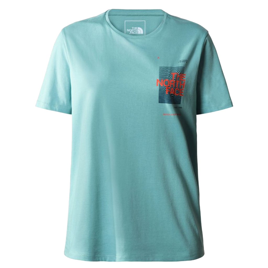 The North Face Women&#39;s Foundation Graphic Tee Ref Waters - Booley Galway