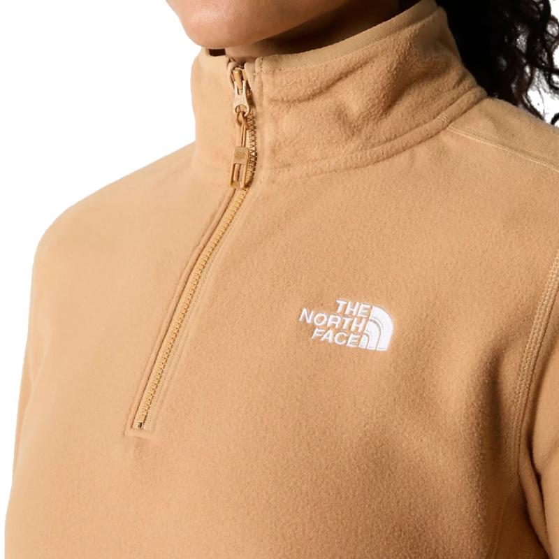 The North Face Women&#39;s 100 Glacier 1/4 Zip Almond Butter - Booley Galway