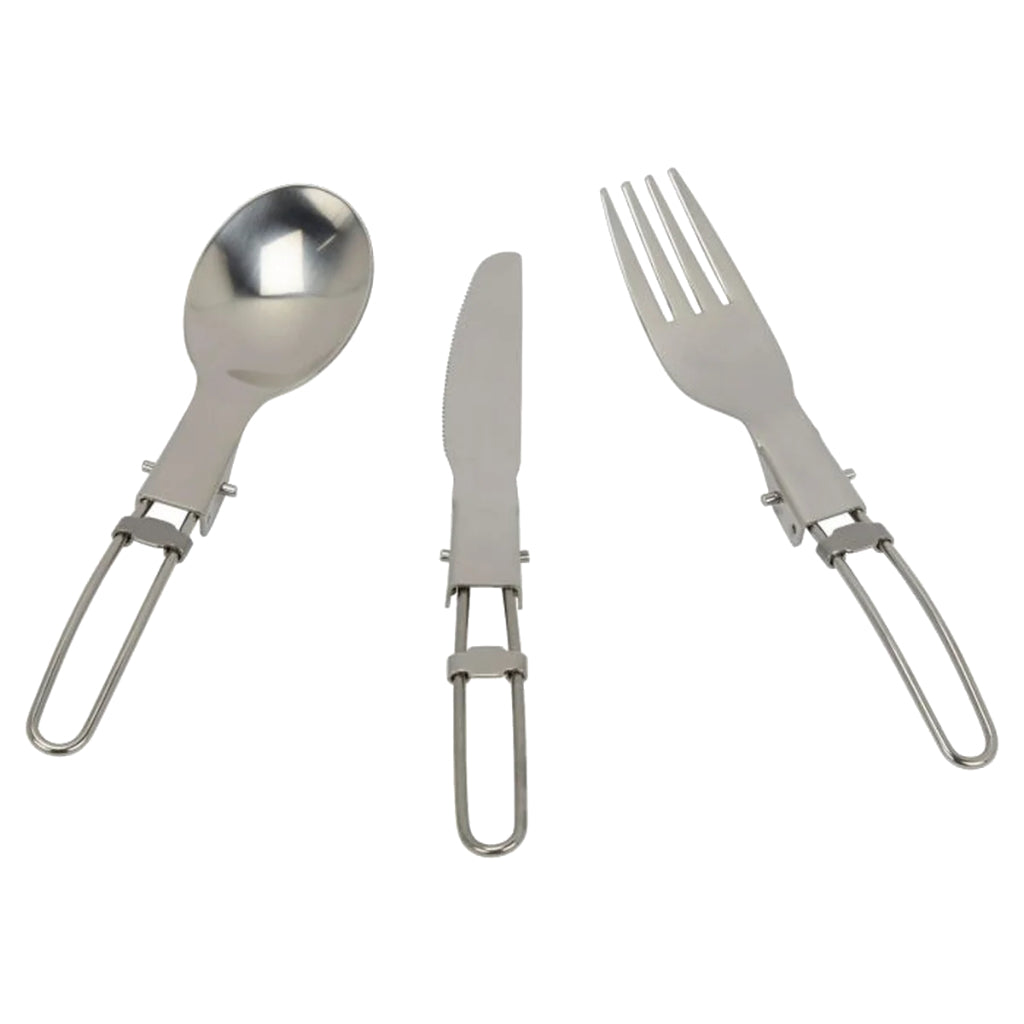 GoSytem 3 Piece Stainless Steel Folding Cutlery Set - Booley Galway