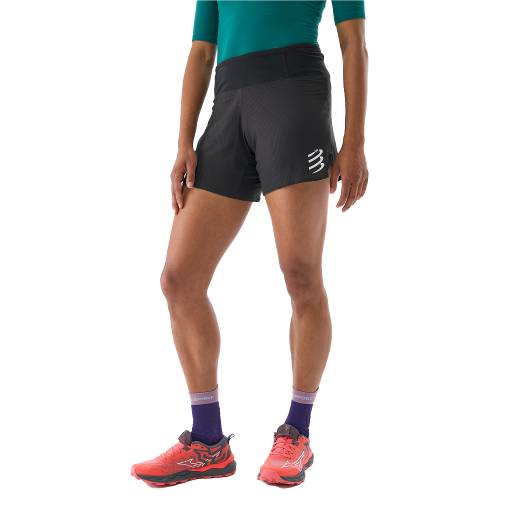 COMPRESSPORT Women's Trail Racing Short Black - Booley Galway