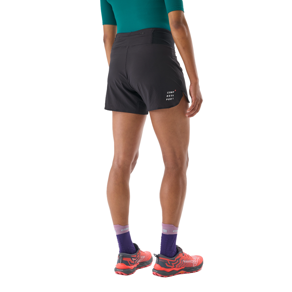 COMPRESSPORT Women's Trail Racing Short Black - Booley Galway