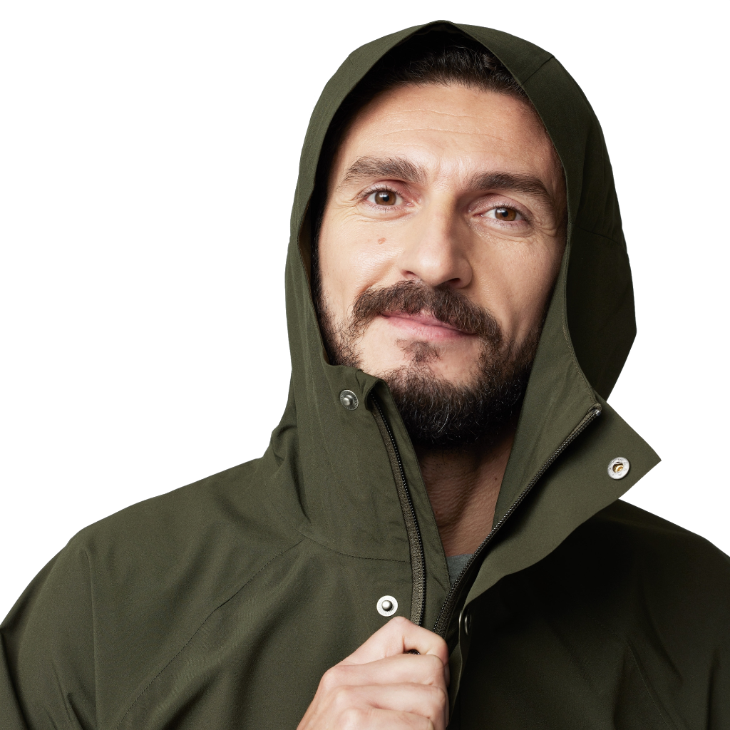 Mens top long anorak