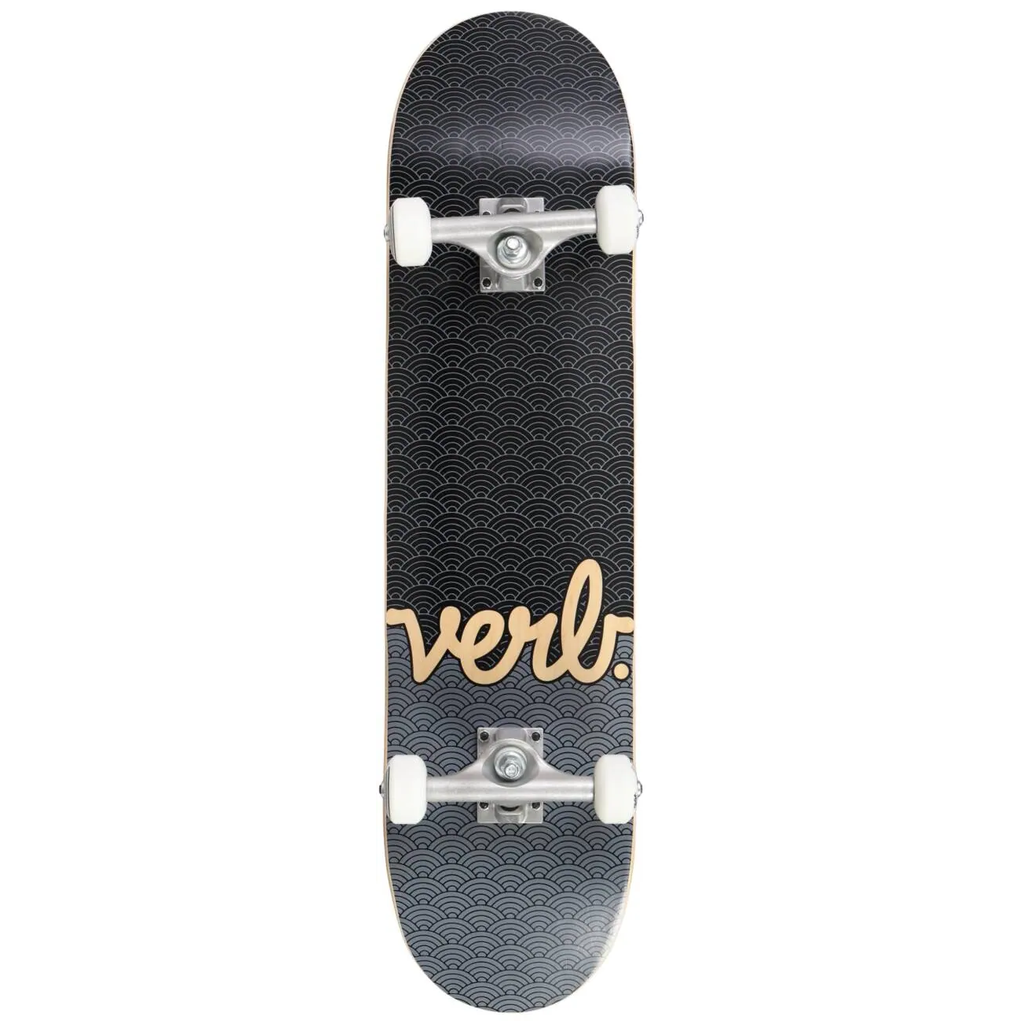 Verb Waves Complete Skateboard (8" - Black)