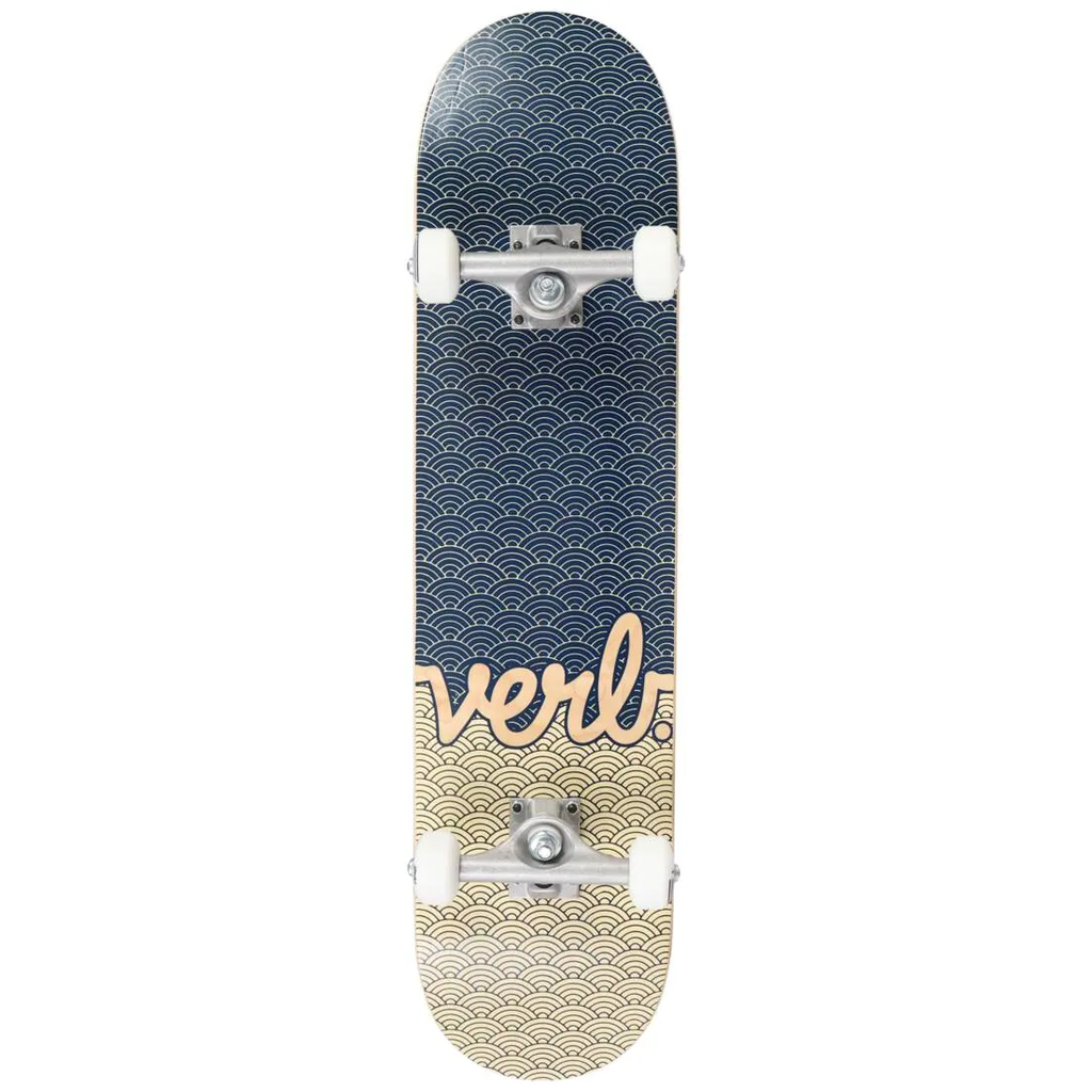 Verb Waves Complete Skateboard (7.75" - Navy)
