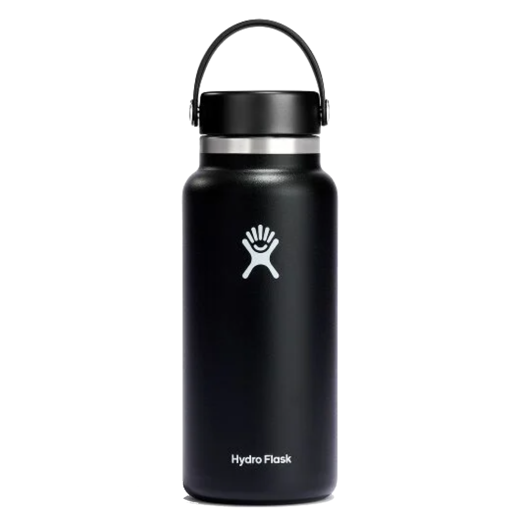 Hydro Flask Wide Mouth 32 oz Bottle Black - Booley Galway