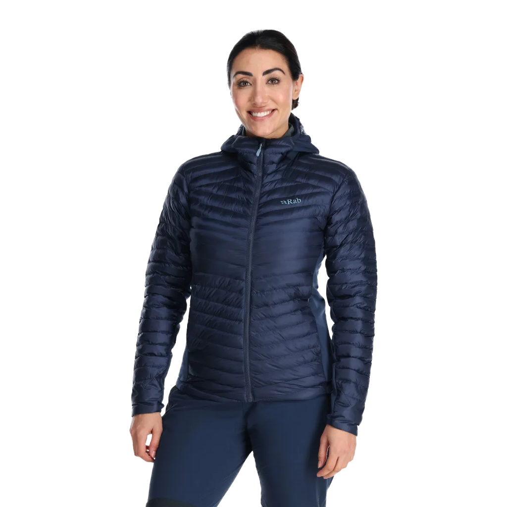 Rab Women's Cirrus Flex 2.0 Hooded Jacket Deep Ink - Booley Galway