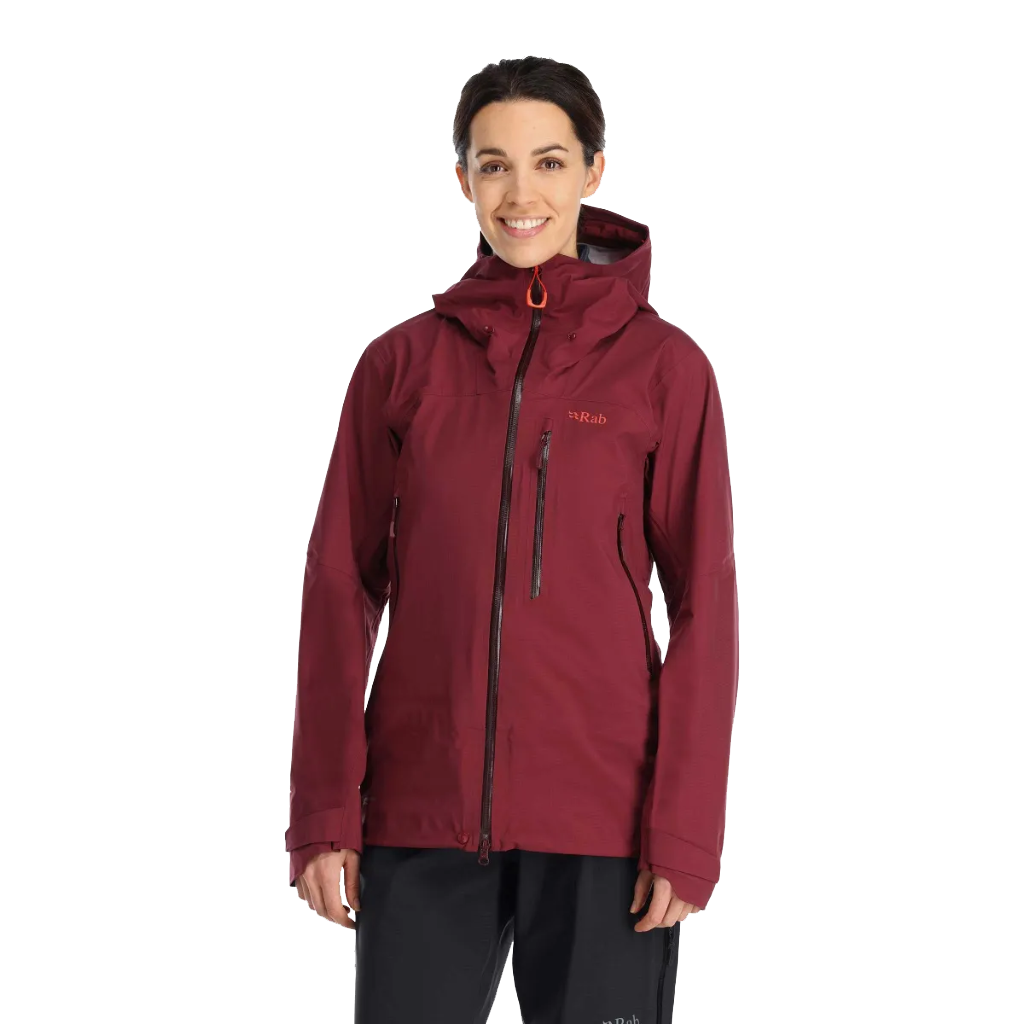 Rab Women&#39;s Firewall Waterproof Jacket Deep Heather - Booley Galway