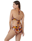 Women's Lunan Mid Waist Briefs - Ochre