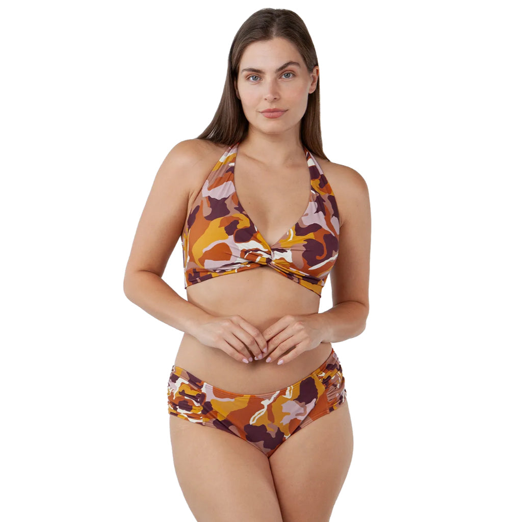 Women's Lunan Mid Waist Briefs - Ochre