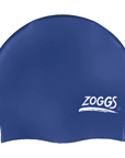 Zoggs Kids Silicone Swim Cap Navy - Booley Galway