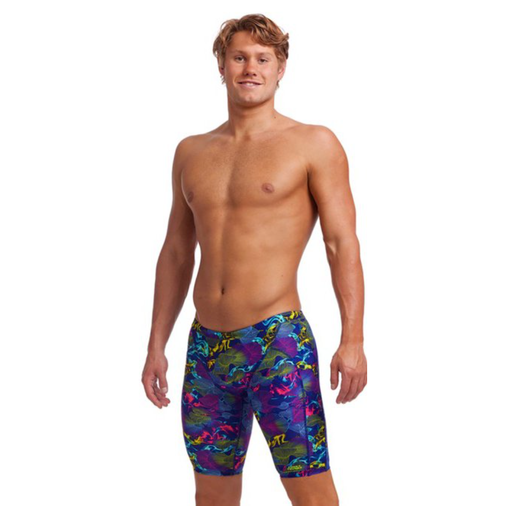 Funky Trunks Men&#39;s Training Jammers Oyster Saucy - Booley Galway