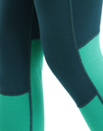 Icebreaker Women's 200 ZoneKnit Merino Leggings Green Glory / Fresh - Booley Galway