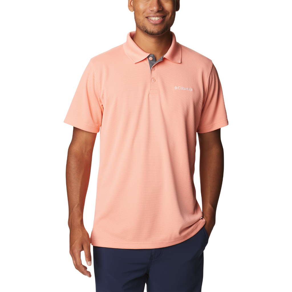 Columbia Men&#39;s Utilizer Polo Coral Reef - Booley Galway