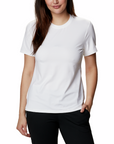 Women's Firwood Camp II S/S Shirt White - Booley Galway